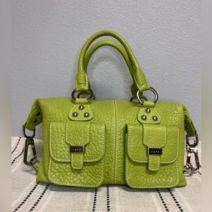 Rafe New York Lime Green Leather Purse